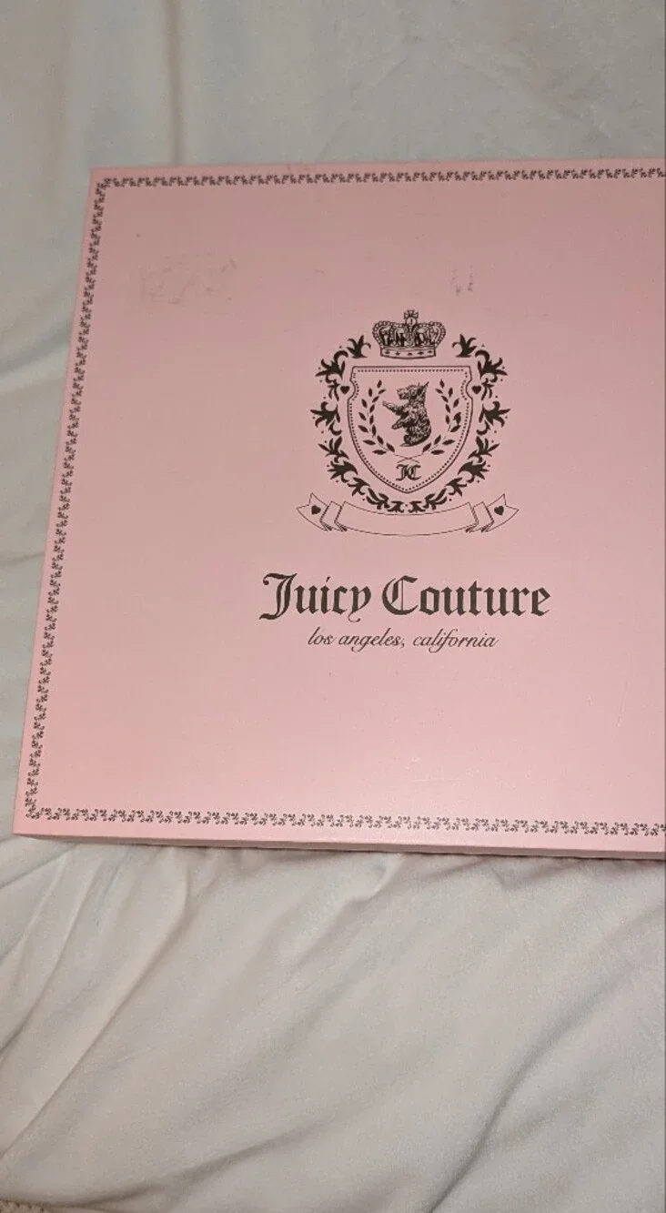 Juicy Heritage Barrel Bag Set with Strap Green Pink NWT